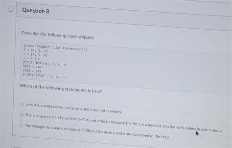 Solved Which of the following statements is true? Line 5 is | Chegg.com