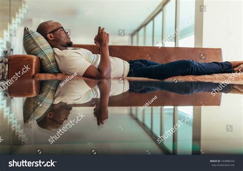 51,373 Man Relaxed Home Phone Images, Stock Photos & Vectors | Shutterstock