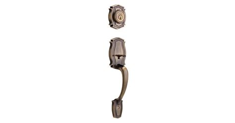 Weiser Lock GA9671H5S Heritage Double Cylinder Keyed Entry Handleset ...