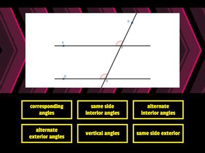 Image result for Transversal Angle Definition Geometry