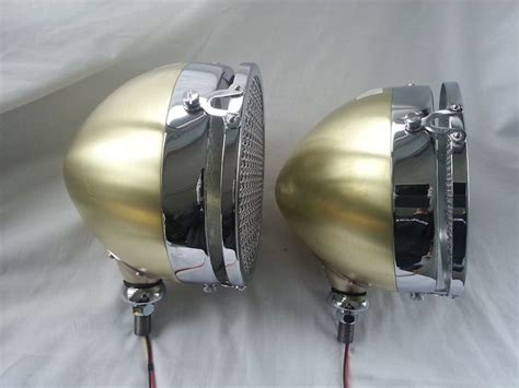 vintage motorcycle lights
