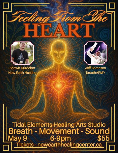 Feeling From The Heart ~ Vernon, Tidal Elements Healing Arts Studio ...