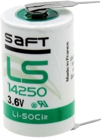 SAFT LS14250 Battery 1/2AA Lithium Thionyl Chloride 3.6 V : Amazon.in ...