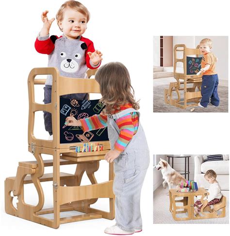 HaoZuop Toddler Tower Kitchen Stool Helper for Toddlers 1-3, India | Ubuy