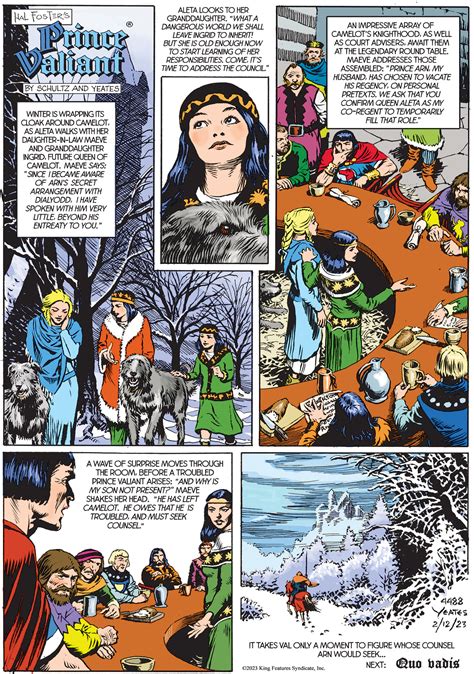 Prince Valiant Comic Strip 2023-02-12 | Comics Kingdom