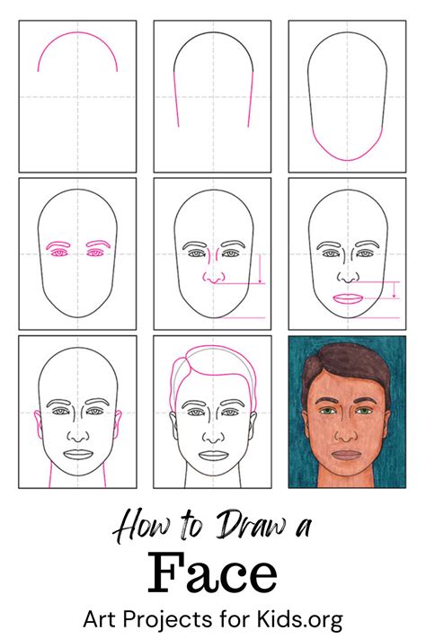 Image result for Easy Face Drawing Tutorial