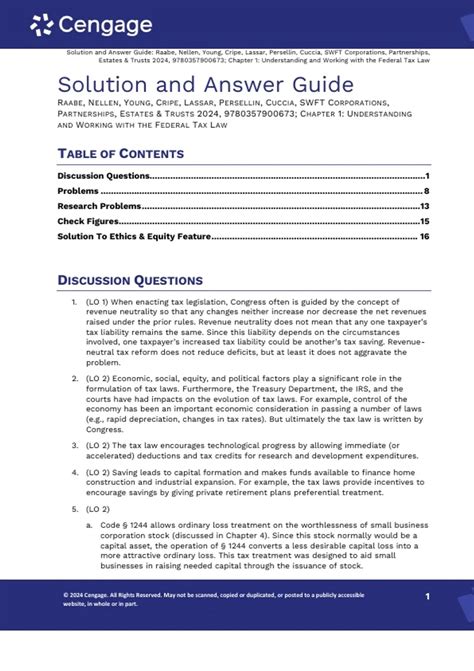 Solution Manual for South-Western Federal Taxation 2024: Corporations ...