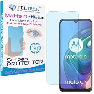 TELTREK Matte AntiBlue Light Screen Guard Compatible with MOTO G10 ...
