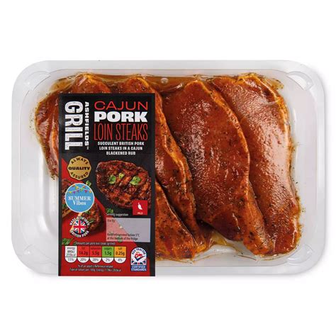 Cajun Marinated Pork Loin Steaks | ALDI UK