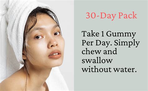 INYU Glowing Skin Gummies (Pack of 30) | with Hyaluronic Acid, Vitamin ...