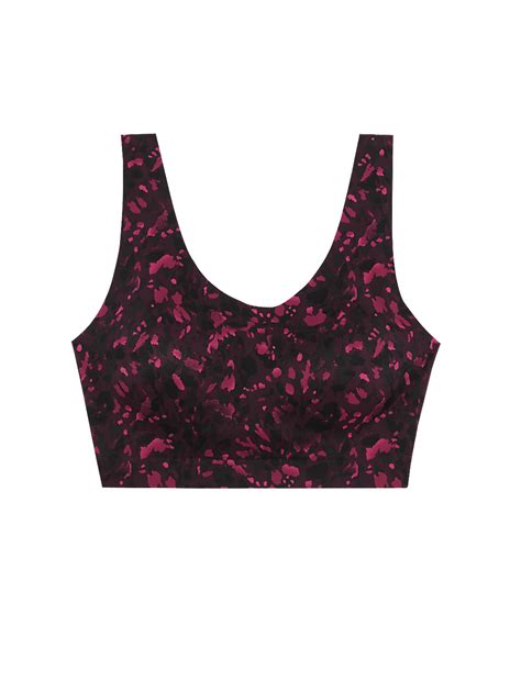 Buy Flexifit™ Non-Wired Printed Crop Top at Marks & Spencer