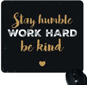 ZORI Quotes Stay_Humble Gaming Mouse Pad - Computer Laptop PC| Work ...