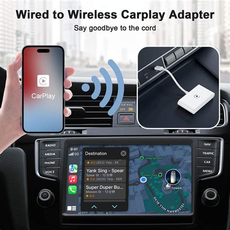 Buy Wireless CarPlay - Wired CarPlay Convert Cars Wireless CarPlay ...