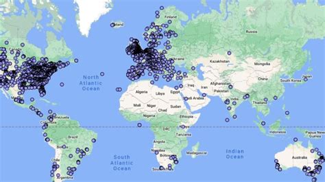 Image result for Worldwide Hum Map