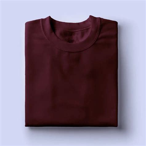 Premium Unisex Maroon Cotton Round Neck T-Shirt – Antrang Store