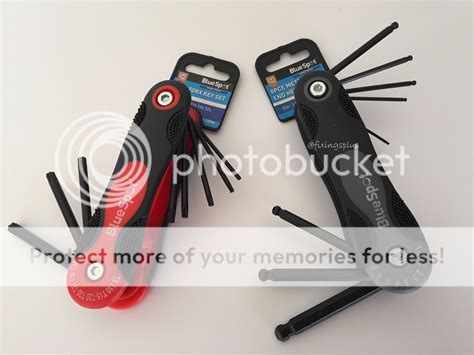 Allen Key Set Folding US Pro 8-Piece Folding Metric Ball End Hex Key ...