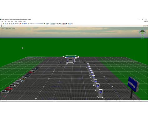 Arena Simulation Software 的图像结果