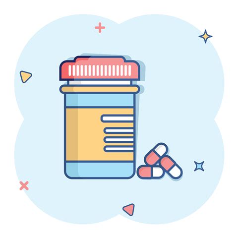 Pill Bottle Vector