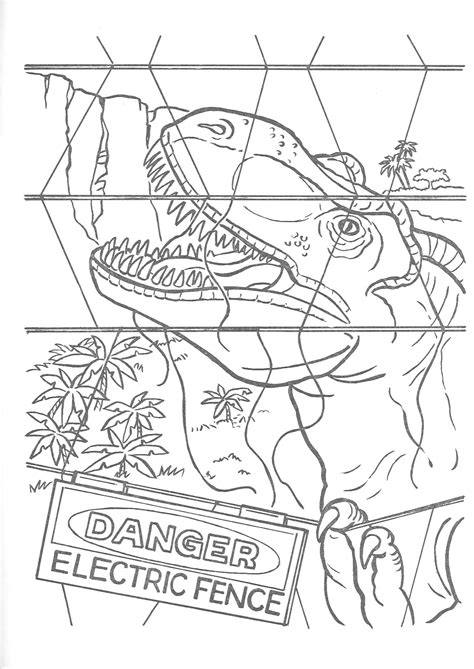 Jurassic Park 3 Coloring Sheets Coloring Pages