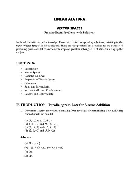 Image result for Vector Algebra Math Problems Exercises