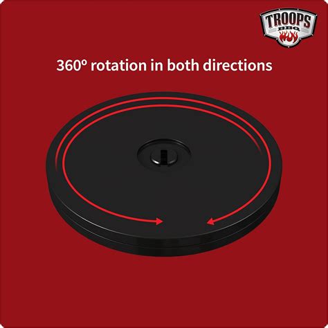 Buy TROOPS BBQ 4” Lazy Susan Turntable Organizer for Table, Kitchen ...