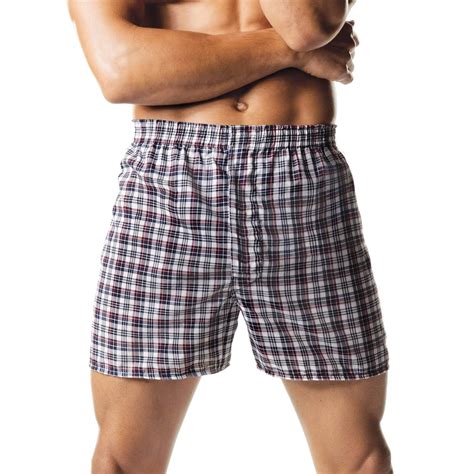 Hanes Men's Big & Tall Tartan Woven Boxers, 4 Pack-Size 2XL - Walmart.com
