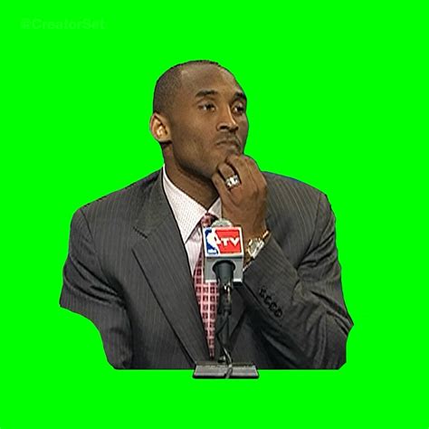 [MEME TEMPLATE] Kobe Bryant saying "Job's Not Finished" meme Green ...