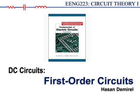 Image result for First Order Circuits Course