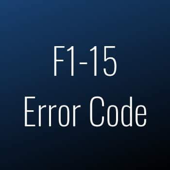 Image result for Aux Error Code F1