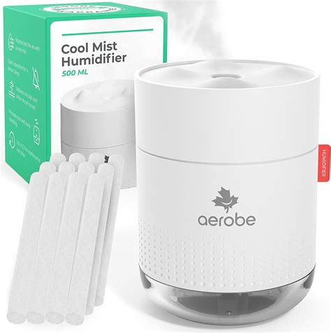 Aerobe Air Humidifier For Bedroom Cough - Cool Mist Humidifiers For Home Mini Humidifier For ...