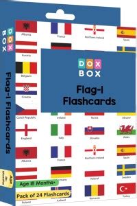 doxbox FLAGS PART 1 FLASHCARDS- PACK OF 24 Price in India - Buy doxbox ...