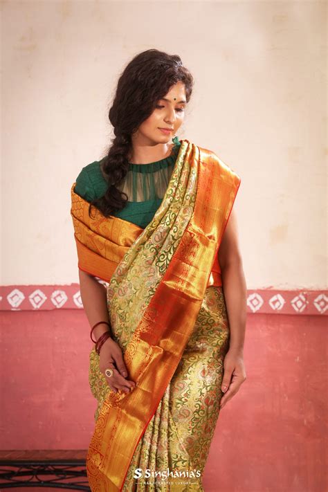Buy Kanjivaram Tissue Silk Sarees Online | Singhania's – Page 3