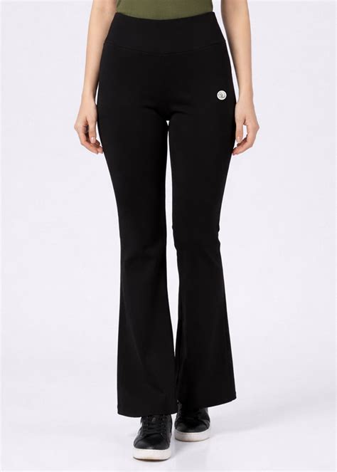 Super Soft Cotton Flared Pants - Black – GO GAZAB
