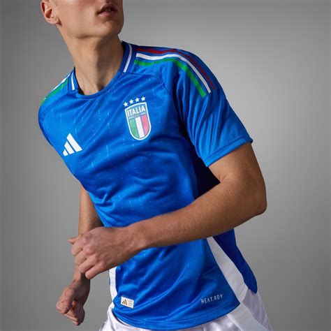 adidas Italy 2024 Home Authentic Jersey - Blue | Free Shipping with adiClub