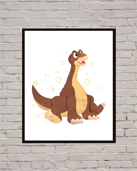 Land Before Time Littlefoot Disney Art Print Digital Files n | Inspire ...