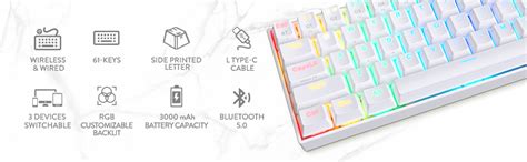 Amazon.in: Buy Redragon K530 Draconic 60% Compact Rgb Wireless ...