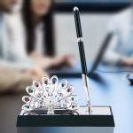 EKAANI SILVER PLATED PEN STAND AND PEACOCK CARD HOLDER | 1114 – Odyssey ...
