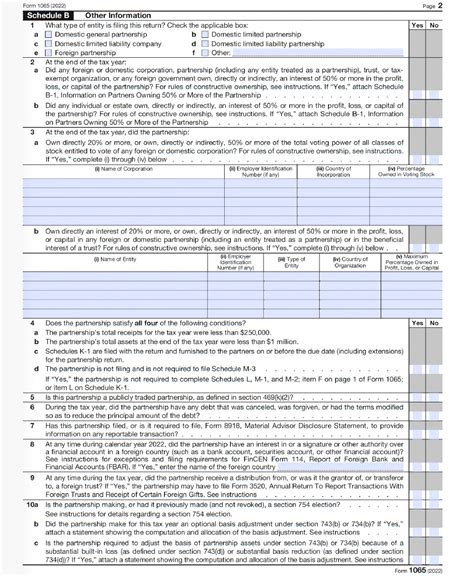 Form 1065 Instructions: U.S. Return of Partnership Income
