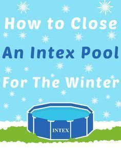 Image result for Intex Pool Winterizing Instructions