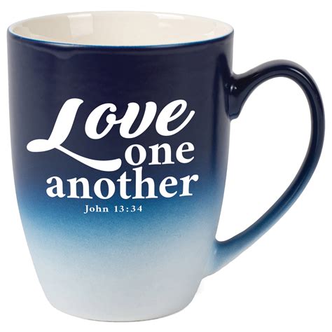 Elanze Designs Love One Another John 13:34 Two Toned Ombre Matte Navy ...