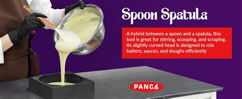 Buy PANCA Silicone Non Stick Spatula Set of 3,Non Stick Serving Spoon ...