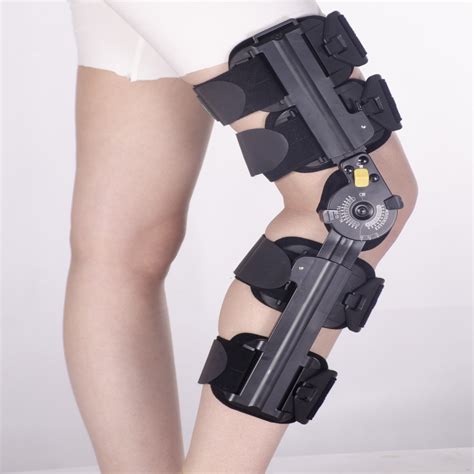 China Medical Postoperative Rehabilitation Knee Immobilizer ROM Hinged ...