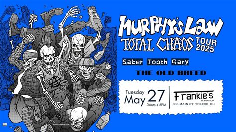 Murphys Law wsg Total Chaos, Saber Tooth Gary, and The Old Breed LIVE ...