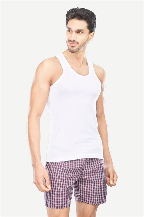 Kings RN - 100% Cotton White Vest For Mens Combo (Pack of 5) | Uathaya ...