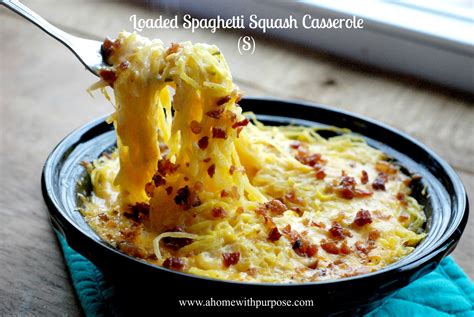Loaded Spaghetti Squash Casserole (THM S) – A Home with Purpose