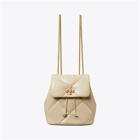 Tory Burch Mini Kira Diamond Quilt Backpack Light Stone – Kicks Machine