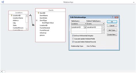 Image result for Access 2016 Relationship Tutorial