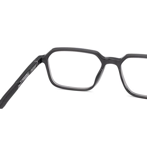 Blue Grey Full Rim Square Lenskart Air Innovation LA E17272 Clip-on ...