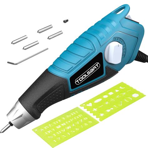 TOOLSBAT 15W Engraving Tool with 6 Bits & 2 Stencils India | Ubuy