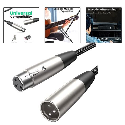 XLR Microphone Cable XLR Wire for Microphone Amplifier Studio Recordin ...